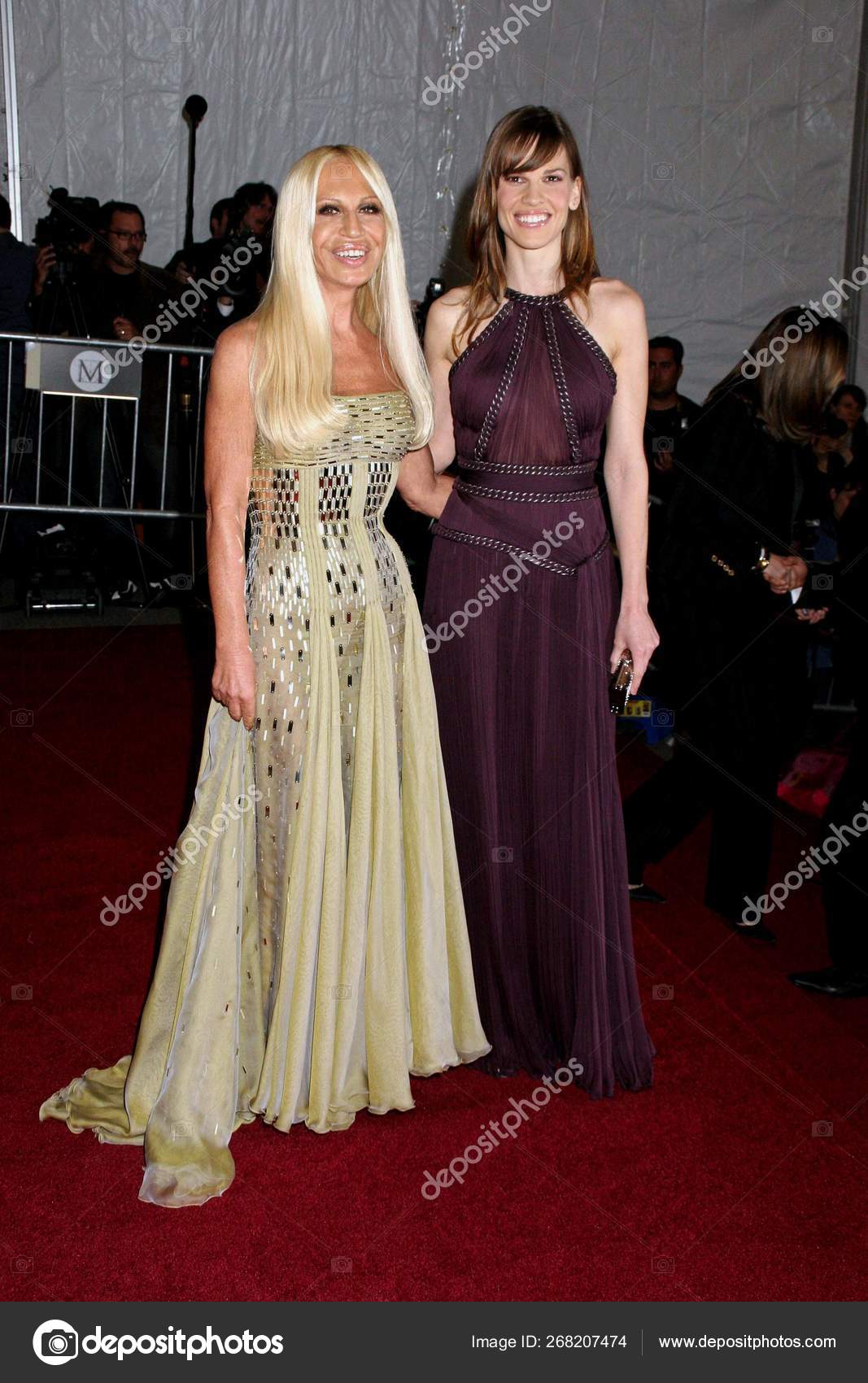 Donatella versace and allegra hi-res stock photography and images