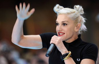 Gwen Stefani No Doubt ile Nbc Today Show Konseri için yerde, Rockefeller Plaza, New York City, Ny Mayıs 1, 2009. Fotoğraf: Kristin Callahan / Everett Koleksiyonu
