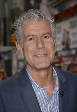 Anthony Bourdain dışarı ve hakkında Celebrity candids için-Tue, New York, NY 2 Aralık 2014. Fotoğraf: Derek Storm/Everett Collection