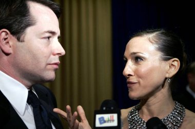 Matthew Broderick ve Sarah Jessica Parker Odd çift açılış gecesi için parti sonrası, Marriott Marquis otel, New York, NY, Ekim 27, 2005. Fotoğraf: mat Szwajkos/Everett Collection