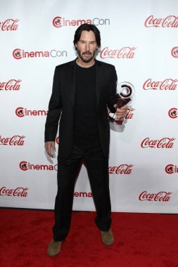 Keanu Reeves at arrivals for CinemaCon 2016 Big Screen Achievement Awards, The Colosseum at Caesars Palace, Las Vegas, NV April 14, 2016. Photo By: James Atoa/Everett Collection clipart