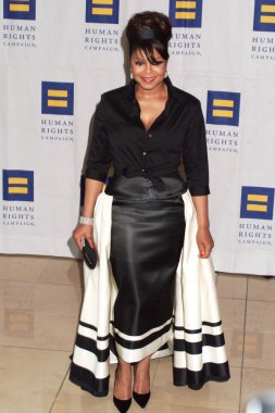 Janet Jackson at arrivals for THE HUMAN RIGHTS CAMPAIGN GALA HONORING JANET JACKSON, The Beverly Hilton Hotel, Los Angeles, CA,  June 18, 2005. Photo by: Tony Gonzalez/Everett Collection clipart
