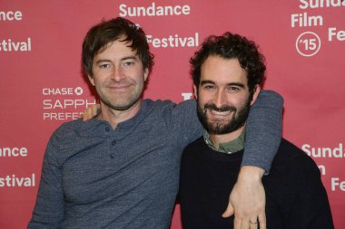 Mark Duplass, Jay Duplass 2015 Sundance Film Festivali'nde Gecegalası için gelenler, Eccles Center, Park City, Ut Ocak 23, 2015. Fotoğraf: James Atoa / Everett Koleksiyonu