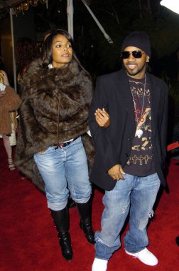 Janet Jackson ve Jermaine Dupri Ray prömiyeri, Los Angeles, CA Ekim 19, 2004. (fotoğraf: Michael Germana/Everett Collection)