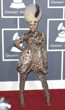 Nicki Minaj (Givenchy Couture giyen) 53rd yıllık Grammy Ödülleri için gelenler, Staples Merkezi, Los Angeles, CA Şubat 13, 2011. Fotoğraf: Elizabeth Goodenough/Everett Collection