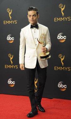 Rami Malek 68 Yıllık Primetime Emmy Ödülleri için basın odasında 2016 - Basın Odası, Microsoft Theater, Los Angeles, Ca Eylül 18, 2016. Fotoğraf: Elizabeth Goodenough / Everett Koleksiyonu