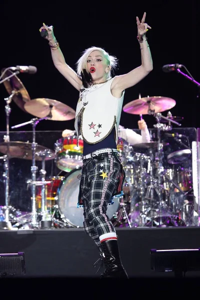 Gwen Stefani Doubt Sur Scène Pour Rock Rio Usa 2015 — Photo