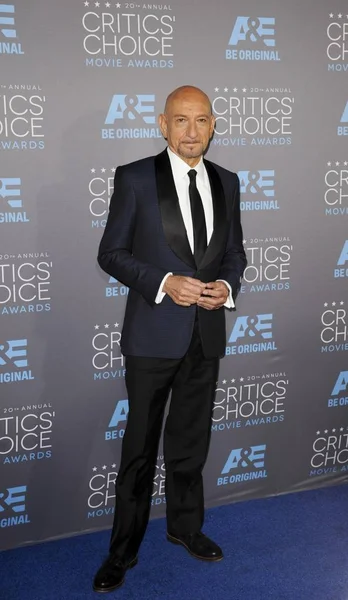 Ben Kingsley Las Llegadas Los 20Th Annual Critics Choice Movie — Foto de Stock