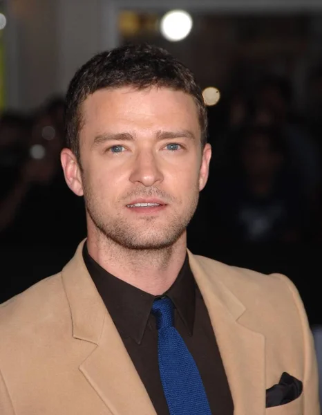 Justin Timberlake Agli Arrivi Time Premiere Regency Village Theater Westwood — Foto Stock