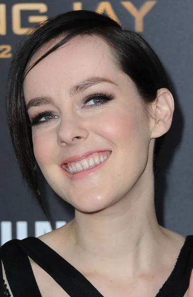 Jena Malone Vid Ankomst För Hunger Games Mockingjay Del Premiere — Stockfoto