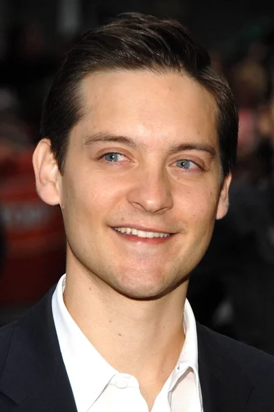 Tobey Maguire Talk Show Appearance Nbc Today Show Kicks Spider — Stock Photo, Image