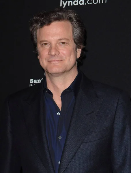 Colin Firth Las Llegadas Los Premios Montecito 26º Festival Internacional — Foto de Stock