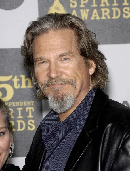 Jeff Bridges Presente 25Th Film Independent Spirit Awards Event Deck — Foto Stock