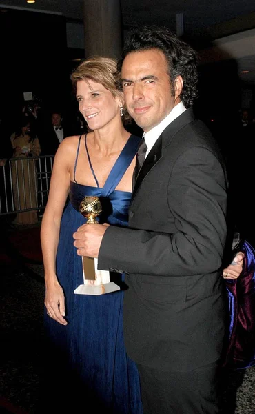 Alejandro Gonzalez Inarritu Chegadas Para Paramount Dreamworks Official Golden Globes — Fotografia de Stock