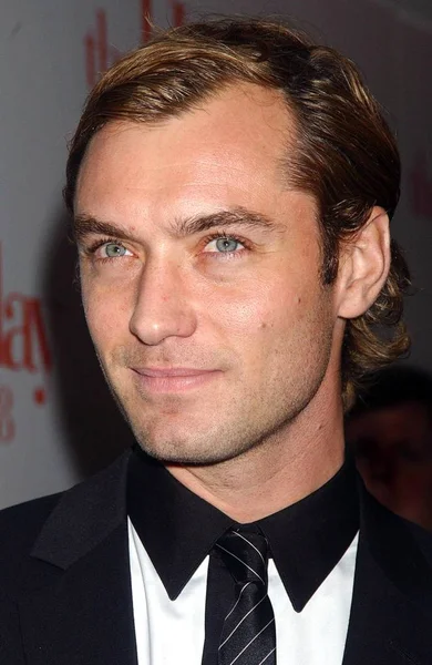 Jude Law Tatil Premiere Ziegfeld Tiyatrosu New York Kasım 2006 — Stok fotoğraf