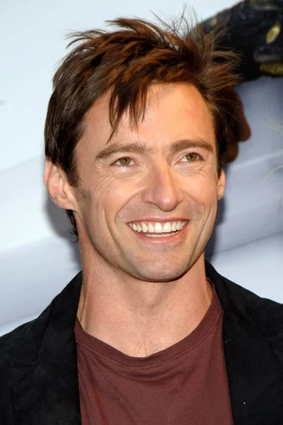 Hugh Jackman Las Llegadas Para Flushed Away Premiere Amc Loews —  Fotos de Stock