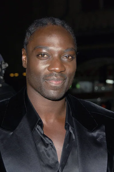 Adewale Akinnuoye Agbaje Vid Ankomst För Get Rich Eller Die — Stockfoto