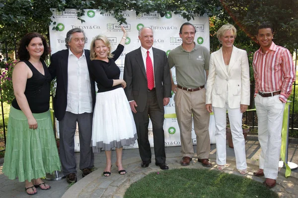 Julia Erickson Robert Niro Bette Midler Ben Needell Adrian Benepe — Foto Stock