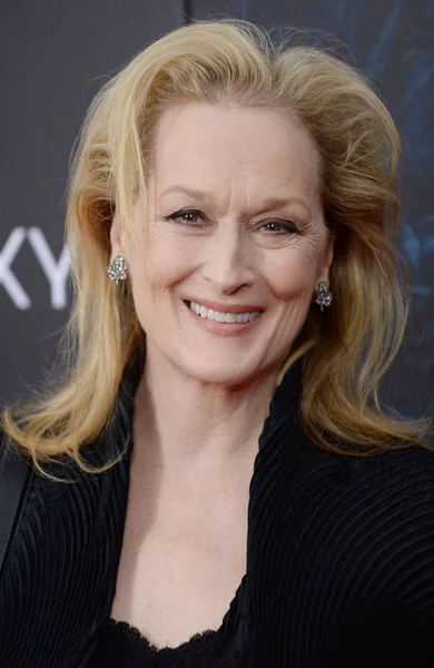 Meryl Streep Bei Der Anreise Zur Uraufführung Den Wald Ziegfeld — Stockfoto