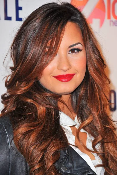 Demi Lovato Atendimento Z100 Jingle Ball Official Kick Party Aeropostale — Fotografia de Stock