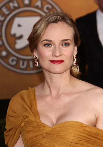 Diane Kruger Wearing Harry Winston Earrings Arrivals 16Th Annual Screen — Stock Photo, Image