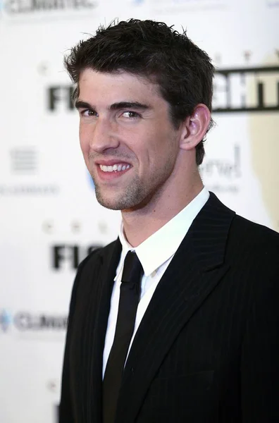 Michael Phelps Obecności Dla Muhammad Ali Celebrity Fight Night Marriott — Zdjęcie stockowe