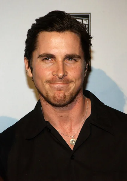 Christian Bale Vid Premiären Machinist Ziegfeld Theater Den September 2004 — Stockfoto