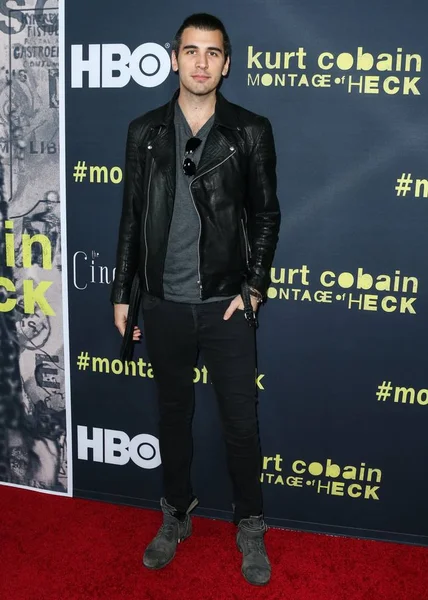 Nick Simmons Vid Ankomster För Kurt Cobain Montage Heck Premiere — Stockfoto