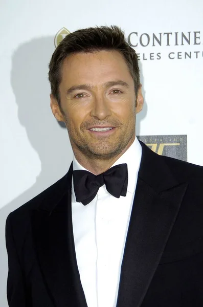 Hugh Jackman Las Llegadas Para Gala Anual Romance Fino Beneficio —  Fotos de Stock