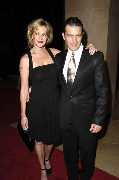 Melanie Griffith Antonio Banderas Yıllık Imagen Ödülleri Için Gelenler Gelenler — Stok fotoğraf