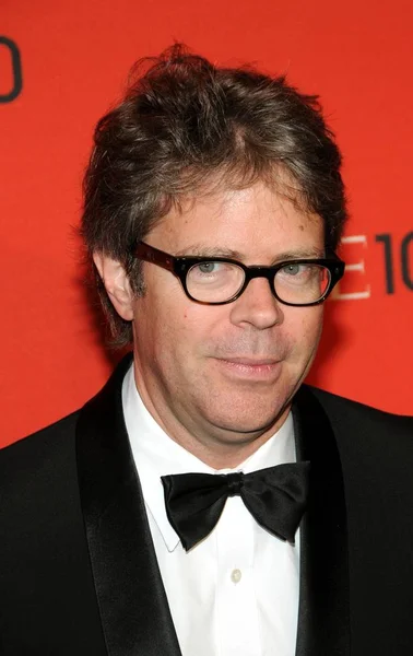 Jonathan Franzen Przy Przyjazdów Time 100 Gala Frederick Rose Hall — Zdjęcie stockowe