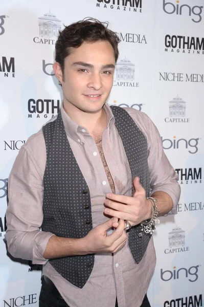 Westwick Bij Aankomsten Voor Gotham Magazine 10E Jaar Gala Capitale — Stockfoto