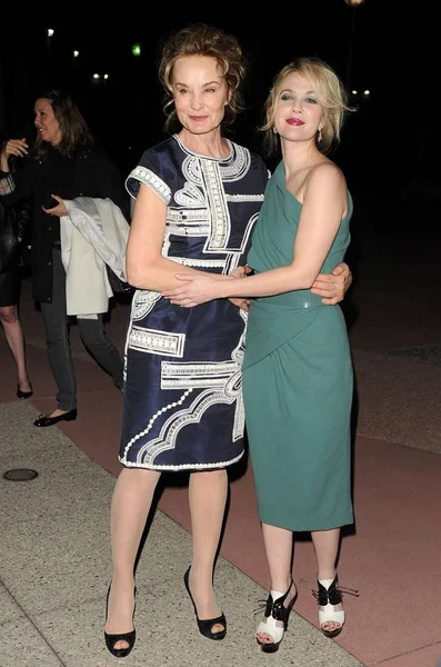 Jessica Lange Drew Barrymore Academy Television Arts Sciences Presents Grey — Stok fotoğraf