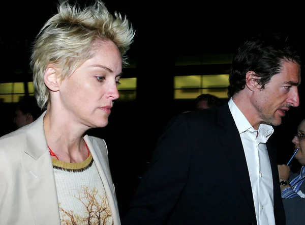 Actriz Sharon Stone Invitada Llegan Para Una Proyección Especial Nueva — Foto de Stock