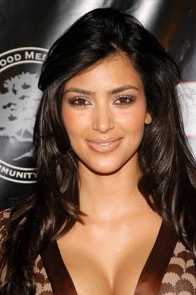 Kim Kardashian Arrivals Hollywood Covered Magazine Launch Niki Shadrow Birthday — Stock Photo, Image