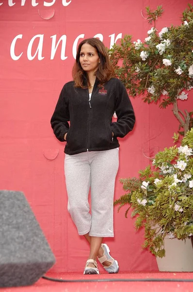 Halle Berry Partecipa Alla Diciassettesima Edizione Del Fei Revlon Run — Foto Stock