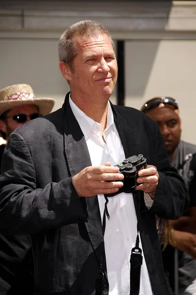 Jeff Bridges Michelle Pfeiffer Hollywood Boulevard Los Angeles Ağustos 2007 — Stok fotoğraf