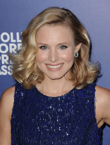 Kristen Bell Las Llegadas Para Cena Instalación Asociación Prensa Extranjera — Foto de Stock