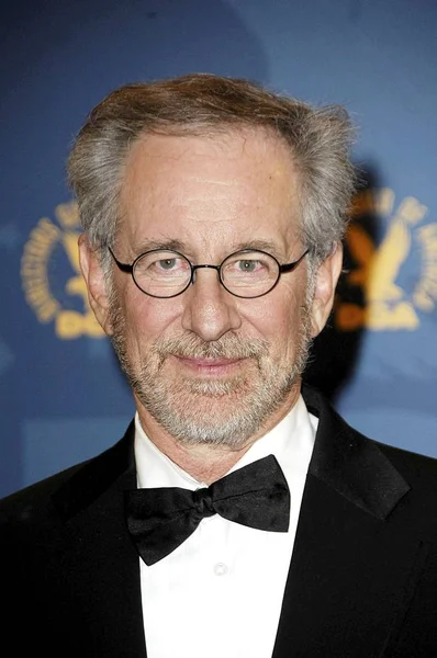 Steven Spielberg Tiskové Místnosti Pro 59Ti Režisérské Ocenění Pressroom Hyatt — Stock fotografie