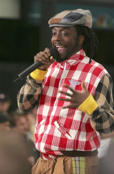 Stage Nbc Today Show Concert Series Blackeyed Peas Rockefeller Center Photo De Stock