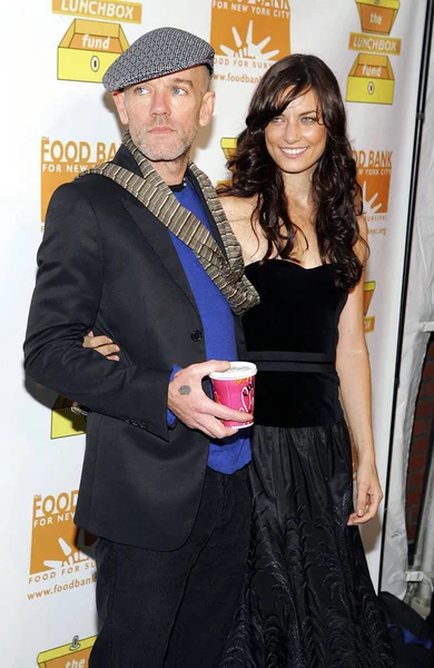 Michael Stipe Topaz Page Green Arrivals New York Food Bank Royalty Free Stock Images
