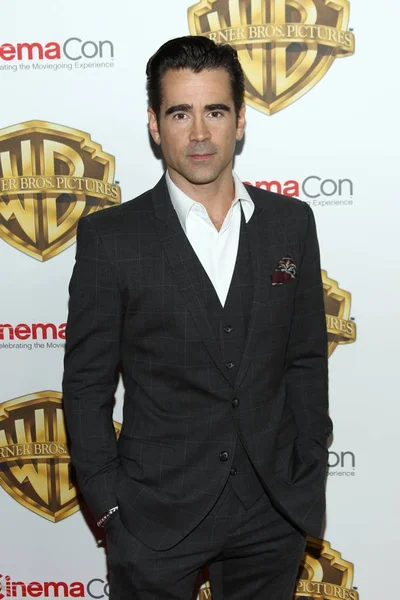 Colin Farrell Asistencia Para Warners Bros Cinemacon 2016 Evento Caesars Imágenes de stock libres de derechos