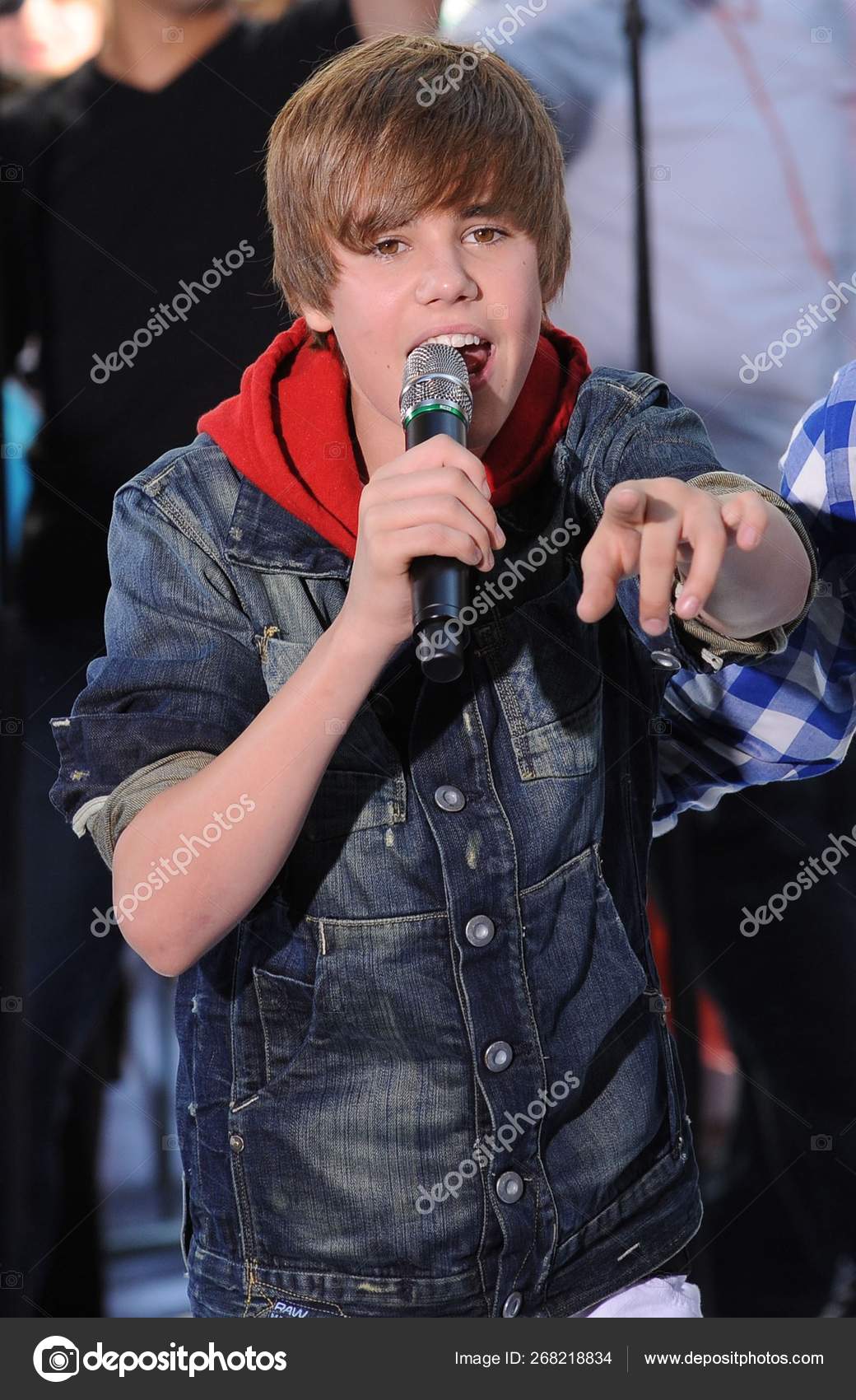 Джастин Бибер Сцене Nbc Today Show Concert Justin Bieber.