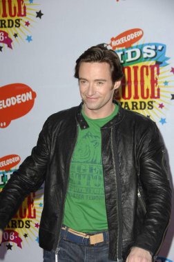 Hugh Jackman 19 yıllık Nickelodeon çocuk Seçimi Ödülleri, UCLA Pauley Pavilion, Los Angeles, CA, 1 Nisan 2006 için gelenler. Fotoğraf: Michael Germana/Everett Collection
