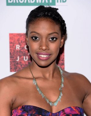 Condola Rashad at arrivals for BROADWAY''S ROMEO AND JULIET Film Premiere, Chelsea Cinema, New York, NY February 5, 2014. Photo By: Eli Winston/Everett Collection clipart