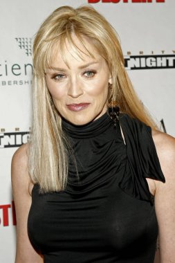 Sharon Stone gelen gelen muhammed ali ünlü Fight gece xii, gelenler, JW Marriott Desert Ridge Resort & Spa, Phoenix, az, Mart 24, 2007 