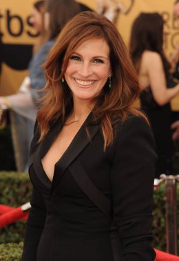 Julia Roberts 21 Yıllık Screen Actors Guild Awards (Sag) için gelenler - Gelenler 2, Shrine Fuar Merkezi, Los Angeles, Ca Ocak 25, 2015. Fotoğraf: Dee Cercone /Everett Collection