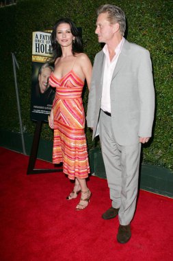 Catherine Zeta-Jones, Michael Douglas Hollywood Gösterimi Bir Baba Sononce Upon A Time için gelenler, Sinema Sanatları ve Bilimleri Akademisi (Ampas), Los Angeles, Ca, Temmuz 14, 2005. Fotoğraf: Steve Bond / Everett Koleksiyonu 