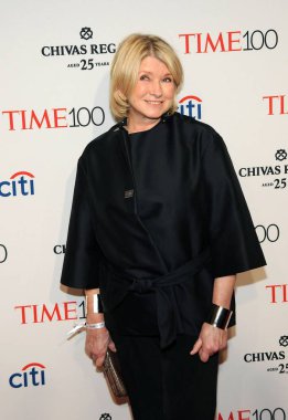 Martha Stewart at arrivals for TIME 100 Gala Dinner 2015, Jazz at Lincoln Center''s Fredrick P. Rose Hall, New York, NY April 21, 2015. Photo By: Desiree Navarro/Everett Collection clipart