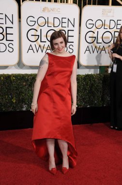 Lena Dunham 72 Yıllık Altın Küre Ödülleri için gelenler 2015 - Bölüm 2, Beverly Hilton Hotel, Beverly Hills, Ca Ocak 11, 2015. Fotoğraf: Linda Wheeler / Everett Koleksiyonu